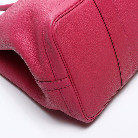 HERMES O engraved 2010 Garden Party 36 Negonda Tote Bag pink WS13856
