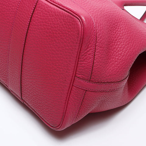 HERMES O engraved 2010 Garden Party 36 Negonda Tote Bag pink WS13856