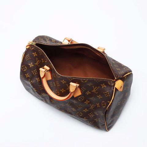 ルイ・ヴィトン LOUIS VUITTON 2004年製 モノグラム スピーディ 35 ボストンバッグ ブラウン WS13857