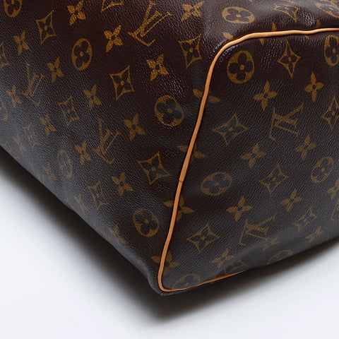 LOUIS VUITTON 2004 Monogram Speedy 35 Boston bag Brown WS13857