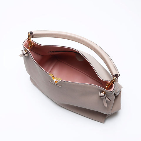 ルイ・ヴィトン LOUIS VUITTON 2015年製 トリアノン 36 ハンドバッグ ベージュ WS13858