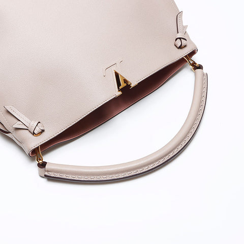 ルイ・ヴィトン LOUIS VUITTON 2015年製 トリアノン 36 ハンドバッグ ベージュ WS13858