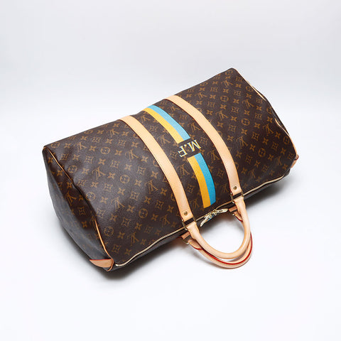 ルイ・ヴィトン LOUIS VUITTON 2009年製 モノグラム キーポル50 ボストンバッグ ブラウン WS13861