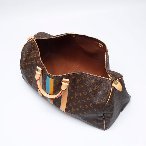 ルイ・ヴィトン LOUIS VUITTON 2009年製 モノグラム キーポル50 ボストンバッグ ブラウン WS13861