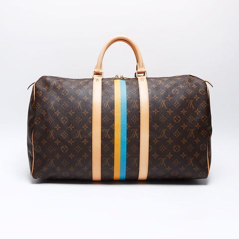 ルイ・ヴィトン LOUIS VUITTON 2009年製 モノグラム キーポル50 ボストンバッグ ブラウン WS13861