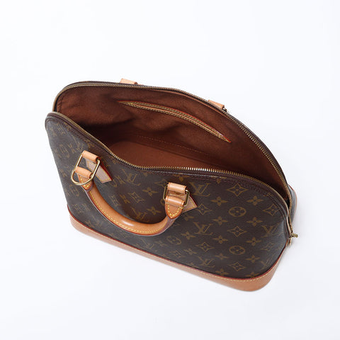 ルイ・ヴィトン LOUIS VUITTON 1996年製 モノグラム アルマ ハンドバッグ ブラウン WS13862