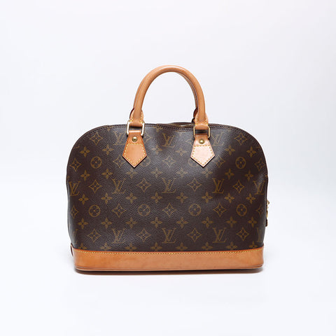 ルイ・ヴィトン LOUIS VUITTON 1996年製 モノグラム アルマ ハンドバッグ ブラウン WS13862