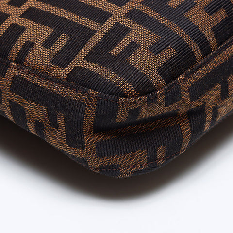 フェンディ FENDI ズッカ マンマ ショルダーバッグ ブラウン WS13864