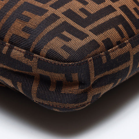 フェンディ FENDI ズッカ マンマ ショルダーバッグ ブラウン WS13864