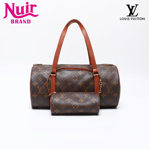 ルイ・ヴィトン LOUIS VUITTON 1997年製 モノグラム パピヨン ポーチ付き ショルダーバッグ ブラウン WS13865