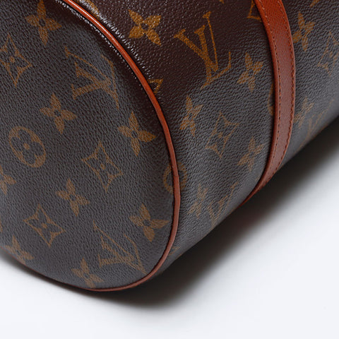 ルイ・ヴィトン LOUIS VUITTON 1997年製 モノグラム パピヨン ポーチ付き ショルダーバッグ ブラウン WS13865