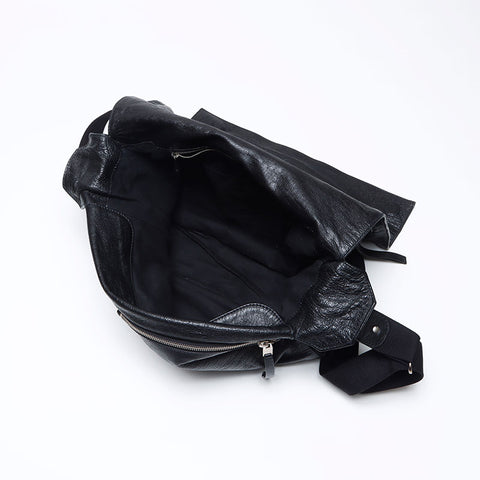 バレンシアガ BALENCIAGA レザー ショルダーバッグ ブラック WS13868