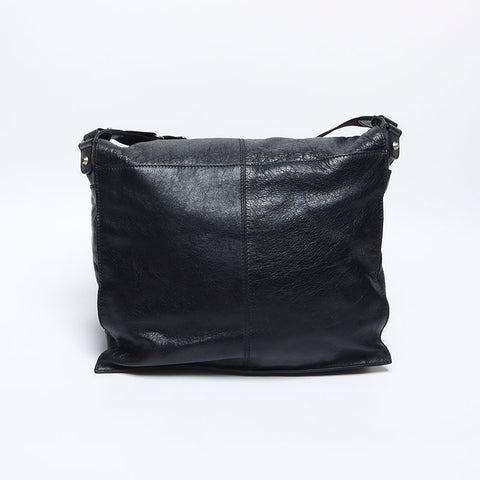 バレンシアガ BALENCIAGA レザー ショルダーバッグ ブラック WS13868
