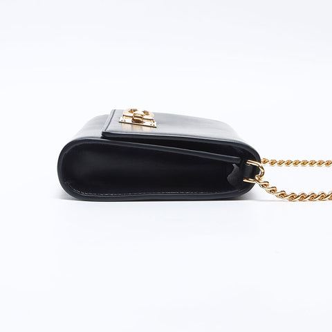 サルヴァトーレフェラガモ Salvatore Ferragamo ガンチーニ チェーン ショルダーバッグ ブラック WS13871