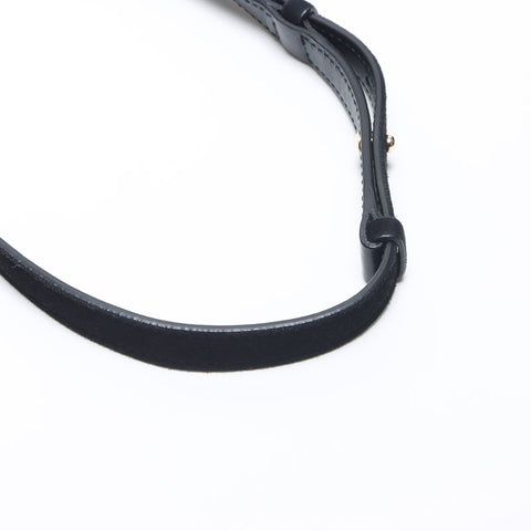 Salvatore Ferragamo Vara Ribbon Suede Shoulder Bag black WS13872