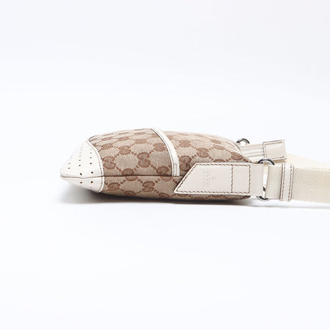 GUCCI GG canvas diagonally hanging Shoulder Bag beige WS13873