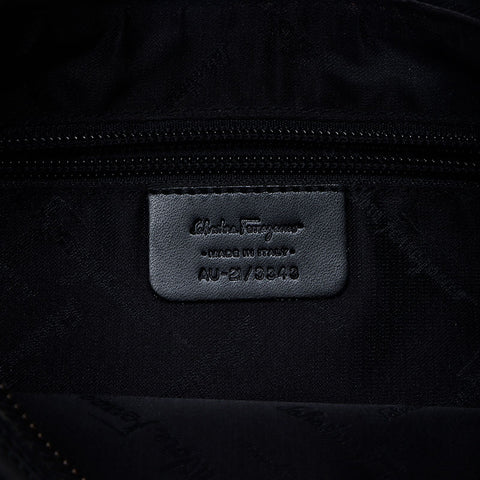 Salvatore Ferragamo Gancini Sac à bandoulière Sac à bandoulière noir WS13875