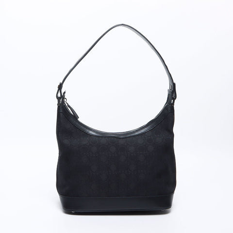 Salvatore Ferragamo Gancini Shoulder Bag Shoulder Bag black WS13875