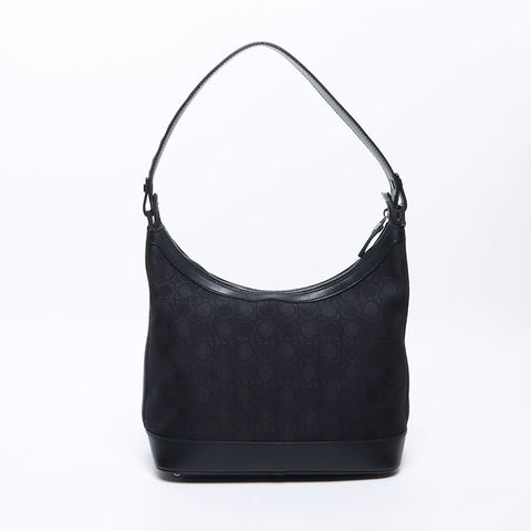 Salvatore Ferragamo Gancini Sac à bandoulière Sac à bandoulière noir WS13875