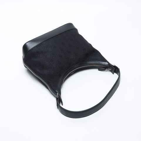 Salvatore Ferragamo Gancini Shoulder Bag Shoulder Bag black WS13875