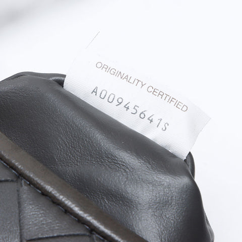 BOTTEGAVENETA INTRECCIATO Gemelli leather Shoulder Bag gray WS13876