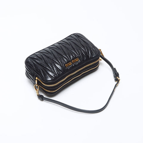 Miu Miu Materasse Handbag black WS13877