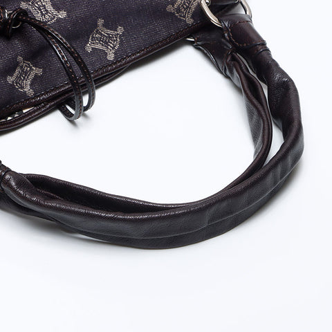 CELINE Macadam Handbag Navy WS13878