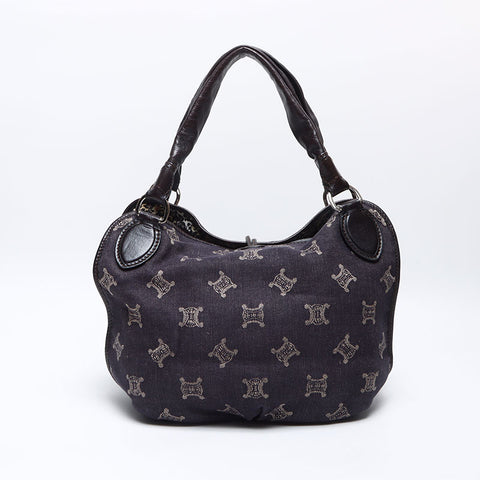 CELINE Macadam Handbag Navy WS13878