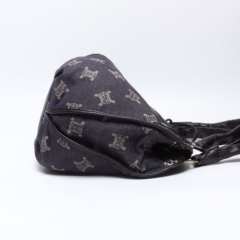 CELINE Macadam Handbag Navy WS13878