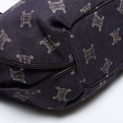 CELINE Macadam Handbag Navy WS13878