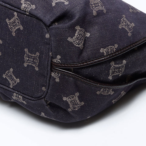 CELINE Macadam Handbag Navy WS13878