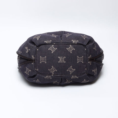 CELINE Macadam Handbag Navy WS13878
