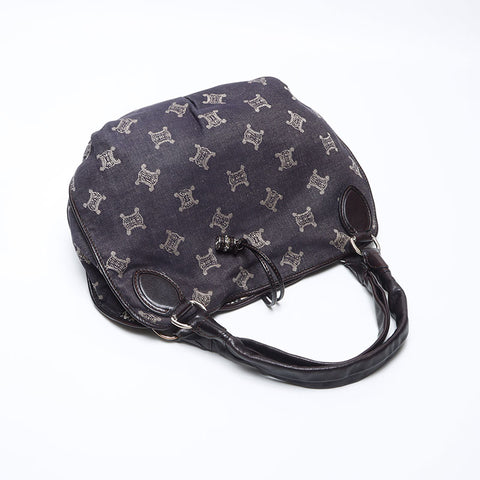 CELINE Macadam Handbag Navy WS13878