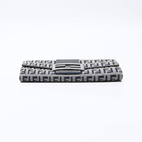 フェンディ FENDI ズッカ柄 長財布 長財布 ベージュ WS13881