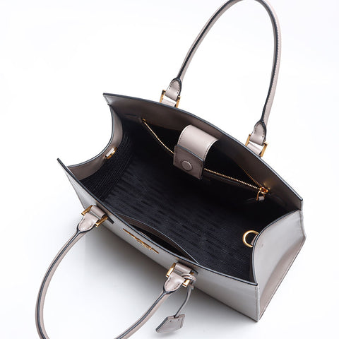 PRADA Saffiano 2WAY Shoulder Bag gray WS13882