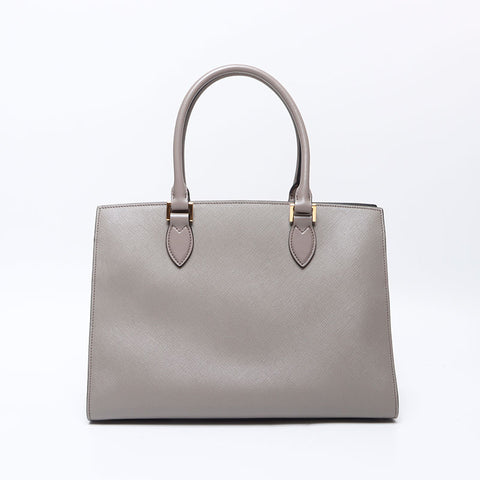 PRADA Saffiano 2WAY Shoulder Bag gray WS13882
