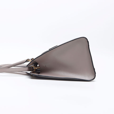 PRADA Saffiano 2WAY Shoulder Bag gray WS13882