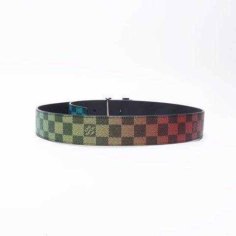 ルイ・ヴィトン LOUIS VUITTON サンチュール ダミエ レインボー ベルト マルチカラー WS13883