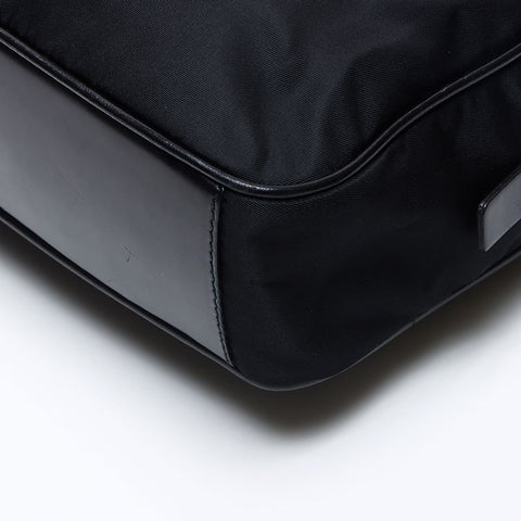 プラダ PRADA ゴールド金具 三角ロゴ トートバッグ ブラック WS13884