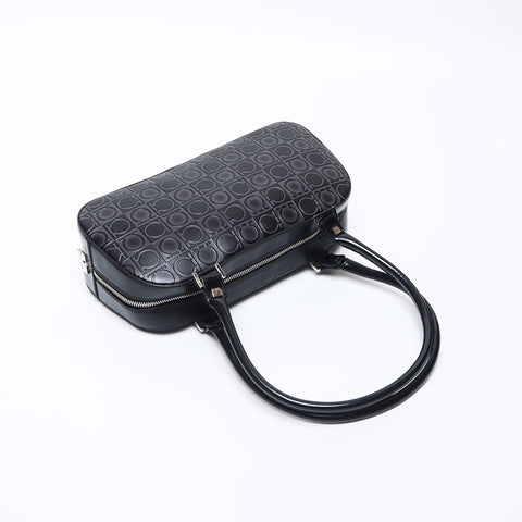 Salvatore Ferragamo Gancini shawl Shoulder Bag black WS13887