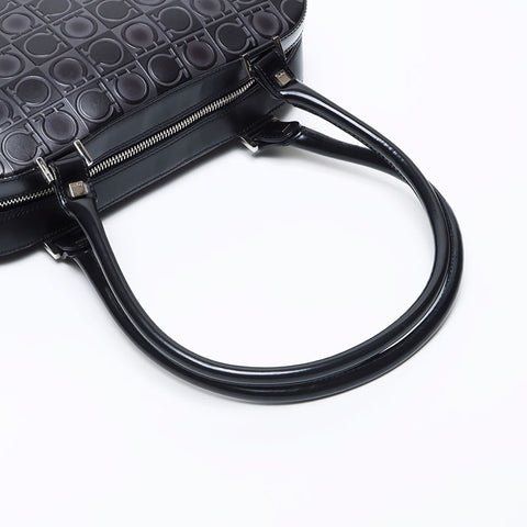 Salvatore Ferragamo Gancini shawl Shoulder Bag black WS13887