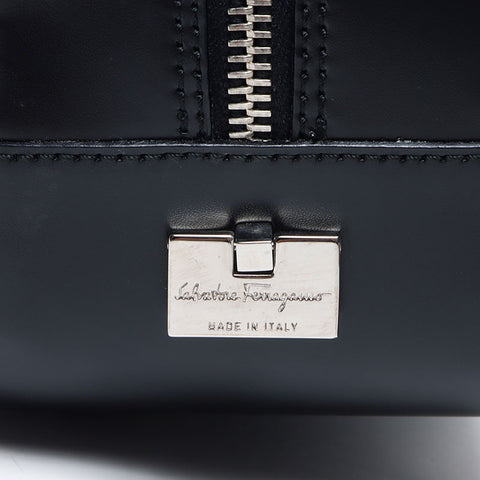 Salvatore Ferragamo Gancini shawl Shoulder Bag black WS13887