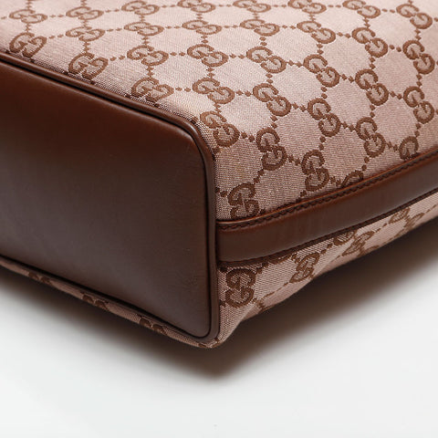 グッチ GUCCI GGキャンバス ワンショルダー 肩掛け ショルダーバッグ ピンク WS13888