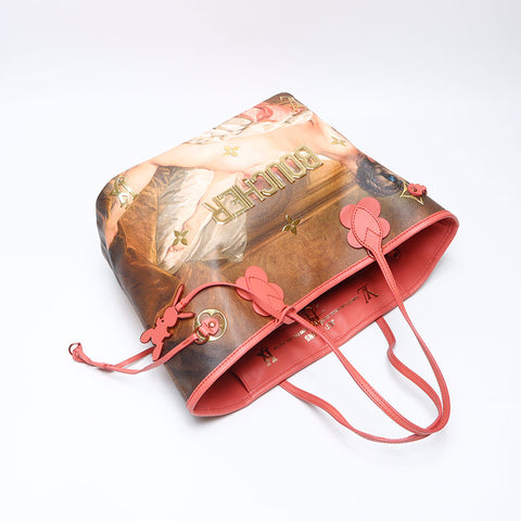 ルイ・ヴィトン LOUIS VUITTON ブーシェ ネヴァーフルMM トートバッグ ピンク WS13891