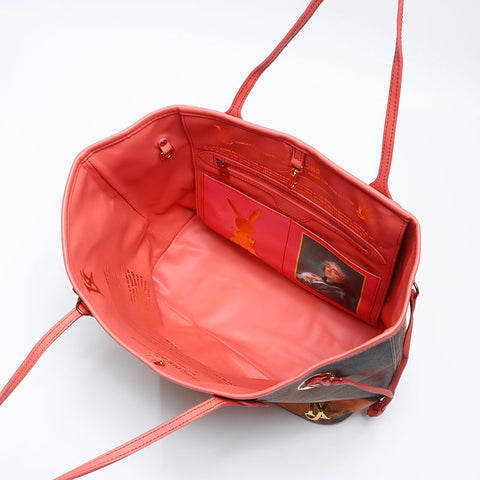 ルイ・ヴィトン LOUIS VUITTON ブーシェ ネヴァーフルMM トートバッグ ピンク WS13891