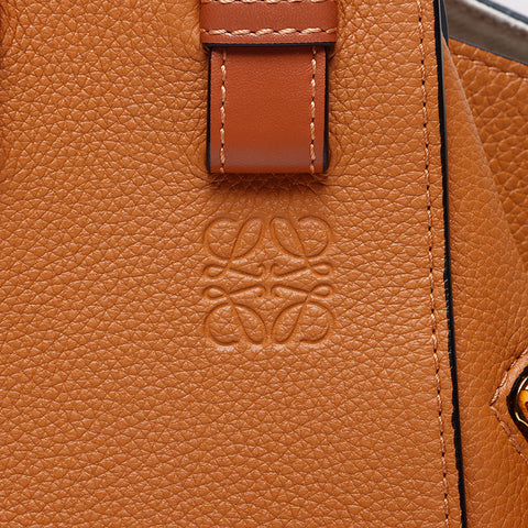 ロエベ LOEWE ハンモック レザー スモール ハンドバッグ ブラウン WS13892