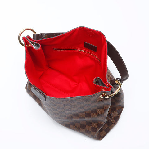 ルイ・ヴィトン LOUIS VUITTON ダミエ グレースフルPM 2021年製 ハンドバッグ ブラウン WS13895