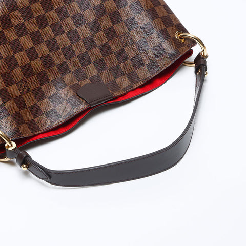 ルイ・ヴィトン LOUIS VUITTON ダミエ グレースフルPM 2021年製 ハンドバッグ ブラウン WS13895