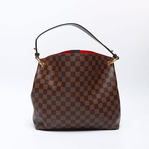 ルイ・ヴィトン LOUIS VUITTON ダミエ グレースフルPM 2021年製 ハンドバッグ ブラウン WS13895