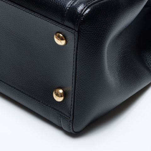 サルヴァトーレフェラガモ Salvatore Ferragamo ヴァラ レザー チェーン ハンドバッグ ブラック WS13897
